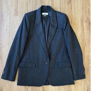 ★Org.$660 Isabel Marant Étoile Wool Charlyne Plaid Blazer FR40★